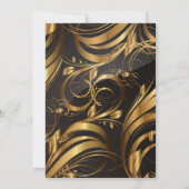 Menu ou invitations élégants modernes (Dos)