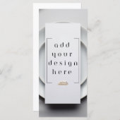 Menu ou programme 4x9" Impression personnalisée de (Devant / Derrière)