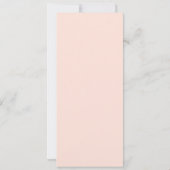 Menu ou programme de gâteaux Mariages roses (Dos)