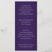 Menu Paillettes Fausse Violet et Argenté (Dos)