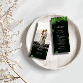 Menu Palme tropicale sauvage Feuille Mariage photo mode