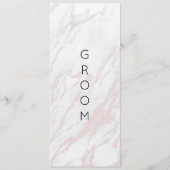 Menu Panneau de la chaise réservée moderne en marbre ro (Devant)