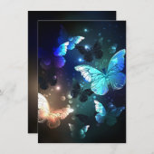 Menu Papillon de nuit (Devant / Derrière)