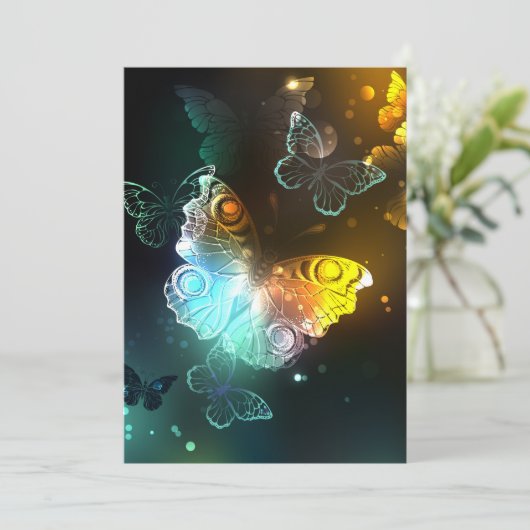 Menu Papillon lumineux et papillons de nuit (Debout devant)