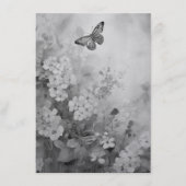 Menu Papillon Noir et Blanc (Devant)