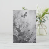 Menu Papillon Noir et Blanc (Debout devant)