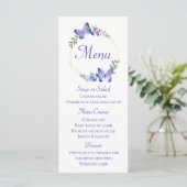 Menu Papillon Papillon bleu Papillons Floral Maria (Debout devant)