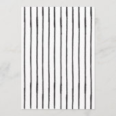 Menu Papillons bleus. Bandes blanches noires (Dos)