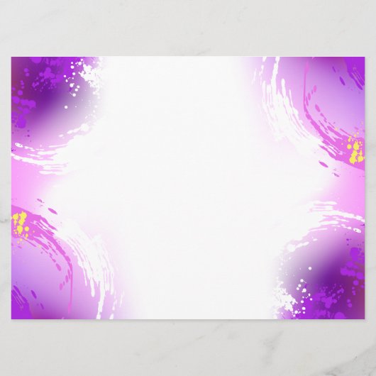 Menu Papillons Monarque sur Arrière - plan pourpre (Dos)