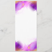 Menu Papillons Monarque sur Arrière - plan pourpre (Dos)