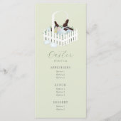 Menu Pâques Panier de lapin au chocolat (Devant)