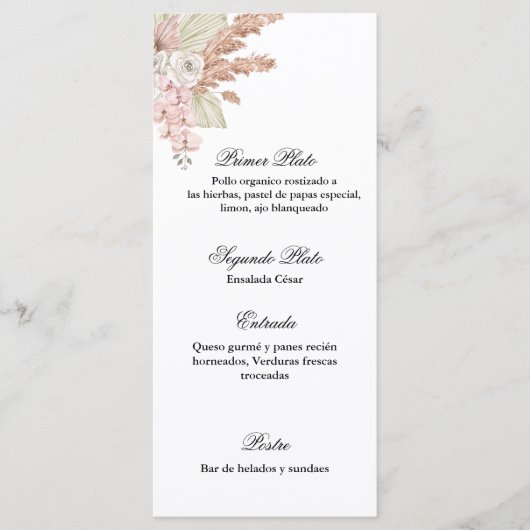 Menu para cualquier evento (Devant)