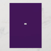 Menu Partie d'anniversaire de l'espace extra-atmosphéri (Dos)