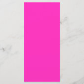 Menu parties scintillant d'or rose bleu rose script men (Dos)