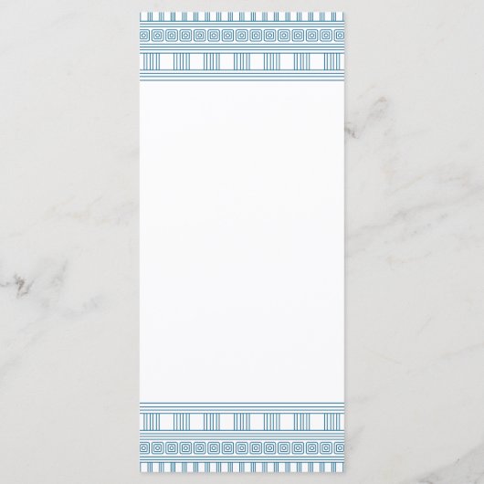 Menu Party avec pour partie grecque ou romaine (Dos)