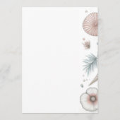 Menu Pastel Beach Wedding (Dos)