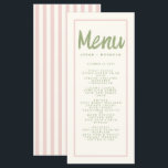 Menu Pastel écriture manuscrite typographie Retro Maria<br><div class="desc">, .</div>