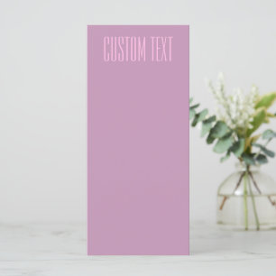 Menu Pastel Violet & Rose Clair   Texte Moderne Éditabl