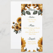 Menu Patch de tournesol (Devant / Derrière)