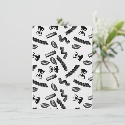 Menu Pâtes Diversité Grises Alimentation Italienne Oeuv (Debout devant)