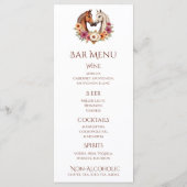 Menu Pays Chevaux de l'Ouest (Dos)