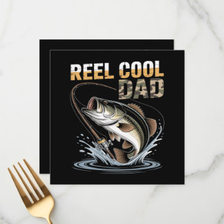 Menu Pêche Drôle Fête des Pères Pêcheur Amateurs de Poi