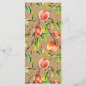 Menu Pêche sur l'arbre (Dos)