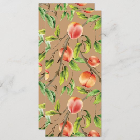 Menu Pêche sur l'arbre (Devant / Derrière)