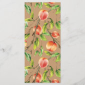 Menu Pêche sur l'arbre (Devant)