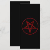 Menu Pentagram Red Devil (Devant / Derrière)