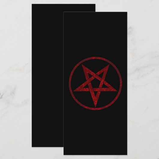 Menu Pentagram Red Devil (Devant / Derrière)