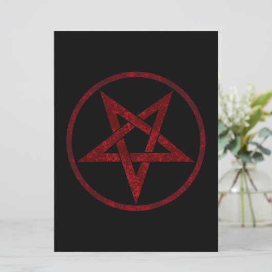 Menu Pentagram Red Devil (Debout devant)