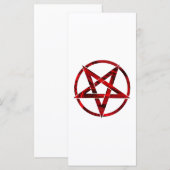 Menu Pentagramme du Diable Rouge (Devant / Derrière)