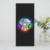 Menu pentagramme du Wiccan (Debout devant)