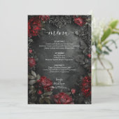 Menu Peonies gothiques baroques (Debout devant)