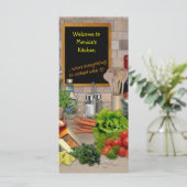 Menu personnalisable de cuisine (Debout devant)