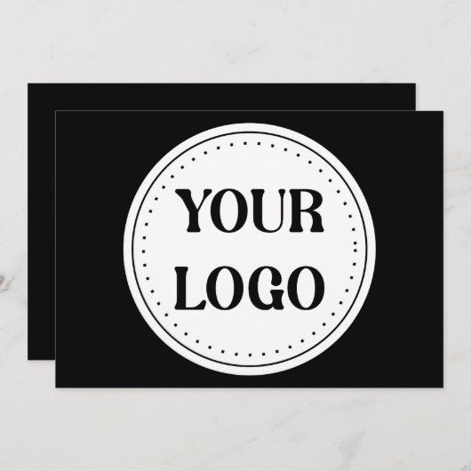 Menu Personnalisable, moderne, élégant et intemporel (Devant / Derrière)