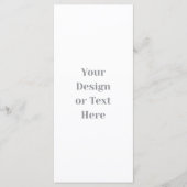 Menu Personnalisable Votre Conception ou Texte Ici Pers (Devant)