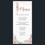 Menu Pétales de Rose rose Dusty et Fête des mariées de<br><div class="desc">Pétales de Rose rose Dusty et menu Fête des mariées de poursuites</div>