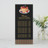 Menu Petit déjeuner (Debout devant)