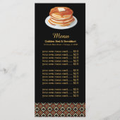 Menu Petit déjeuner (Devant)