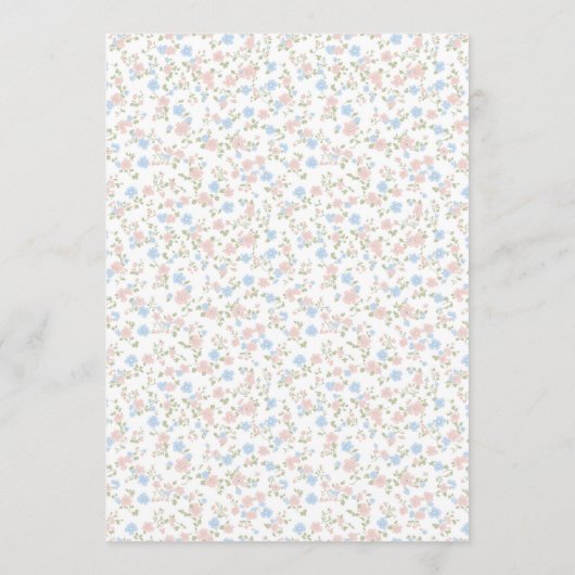 Menu Petit Peter Rabbit et maman (Dos)