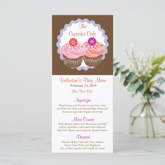 Menu Petits gâteaux de Valentine (Debout devant)