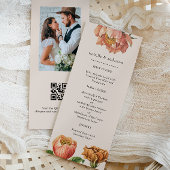 Menu photo Chic Rustique Floral QR Code