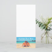 Menu Photo et texte personnalisés - Votre propre design (Debout devant)