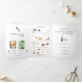 Menu Photo & Illustration Cocktails Numéro de tabl (Intérieur)