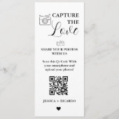 Menu Photo moderne Chasse Scavenger Capturer l'amour (Devant)