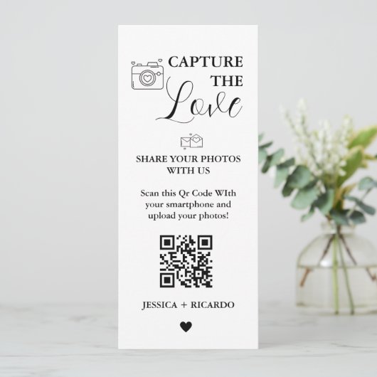 Menu Photo moderne Chasse Scavenger Capturer l'amour (Debout devant)