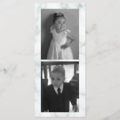 Menu Photographie Entreprise Votre Logo Marbre gris Men (Dos)