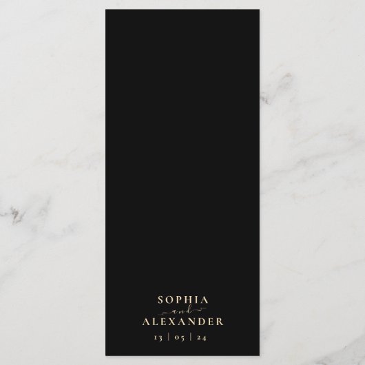 Menu Pierre dorée bordeaux (Dos)